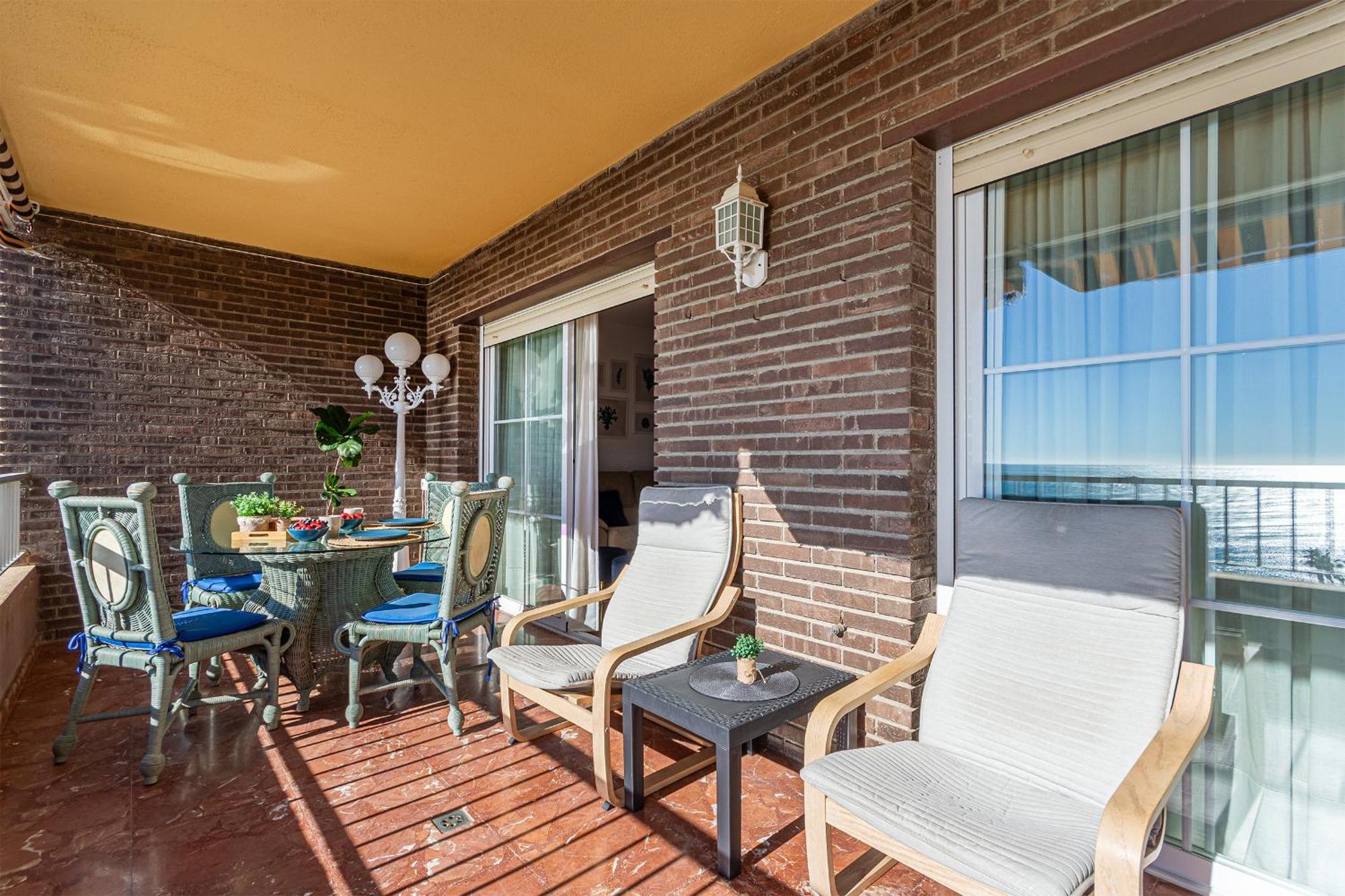 Casa Mare Apartamento En Primera Linea De Playa อัลมูเญการ์ ภายนอก รูปภาพ
